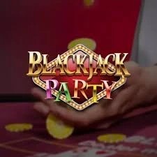 Blackjack Party slot icon by Evolution, available at Wild Robin Casino