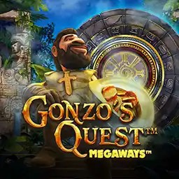 Gonzo’s Quest Megaways logo by Red Tiger Gaming at Wild Robin Casino