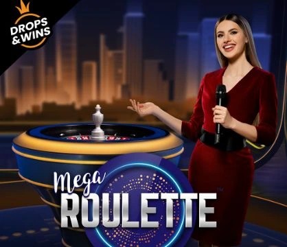 Mega Roulette slot visual from Pragmatic Play available on wildrobin-netherlands.nl