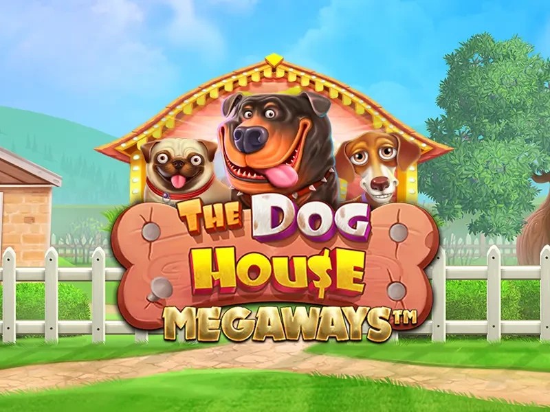 Slots logo of The Dog House Megaways from Pragmatic Play at Wild Robin Casino